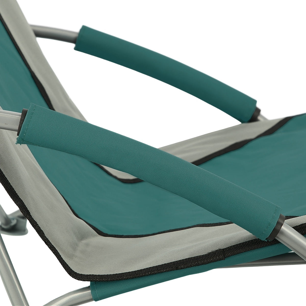 Beach Chair, Green-Gray, Foldable, Lightweight