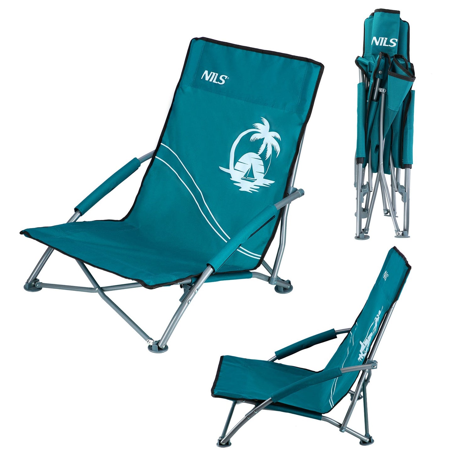 Beach Chair, Turquoise, Foldable, Lightweight