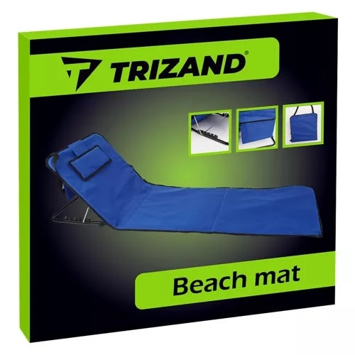 Beach mat with backrest + Trizand 23617 pillow