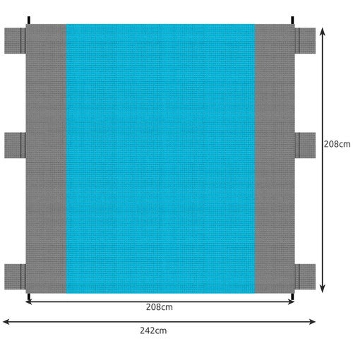 Beach/picnic blanket 208x208cm Trizand 21209