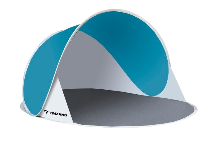 Beach tent 145x100x70cm - turquoise - gray