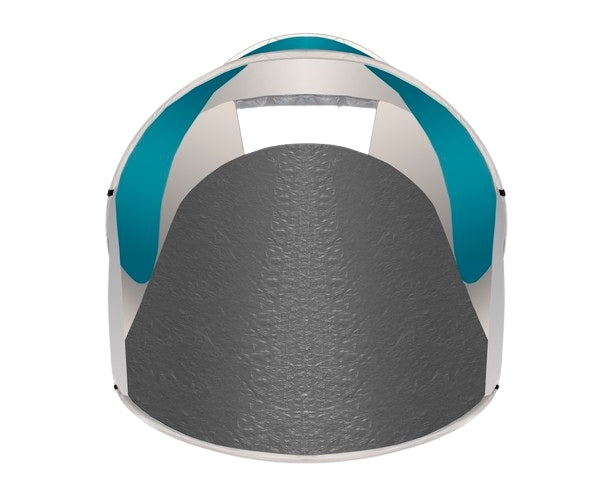 Beach tent 145x100x70cm - turquoise - gray