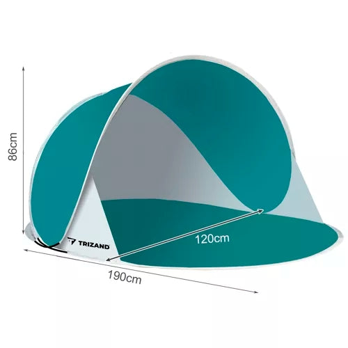 Beach tent 190x86x120cm Trizand 23856