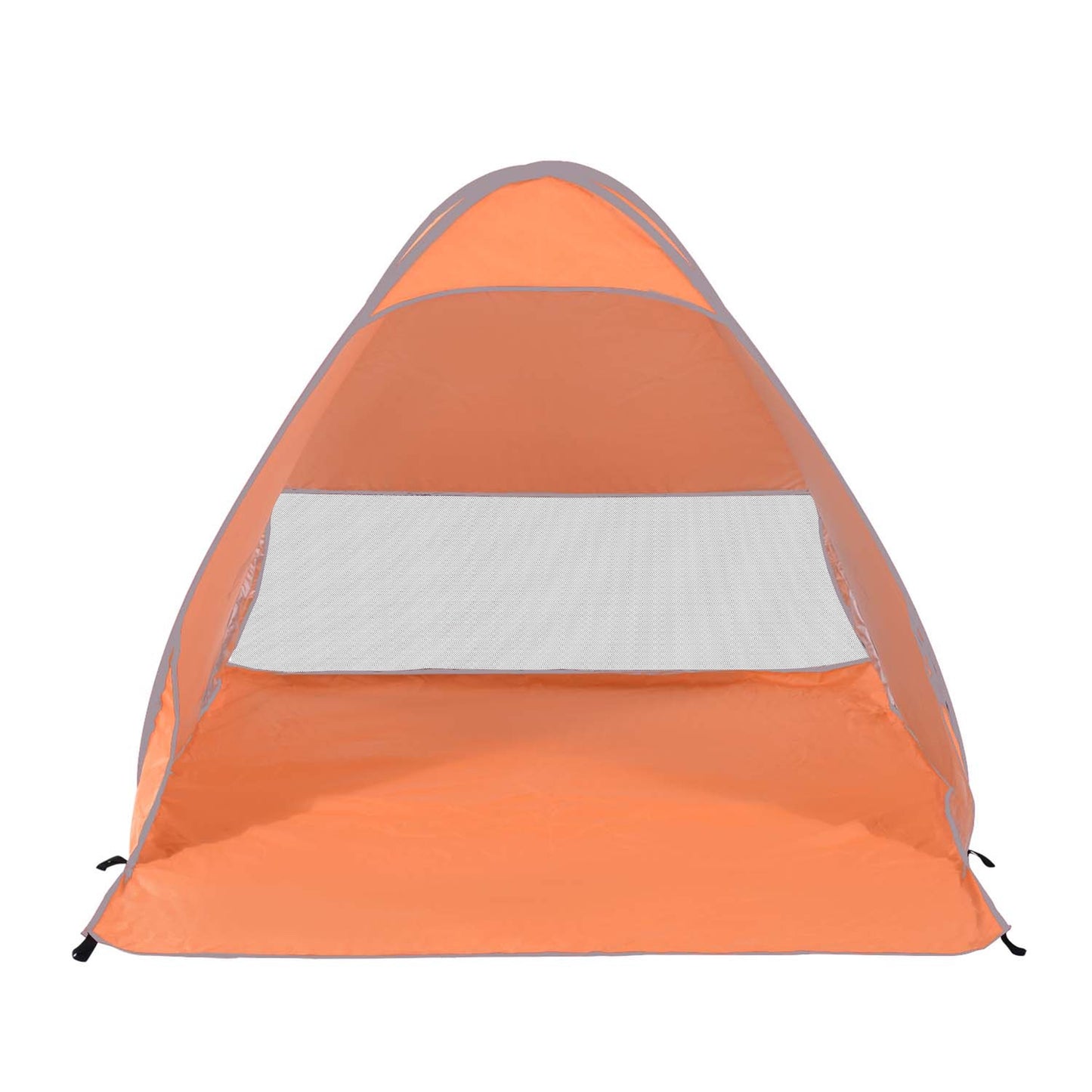 Pop-up beach tent, automatic installation, UV protection, orange