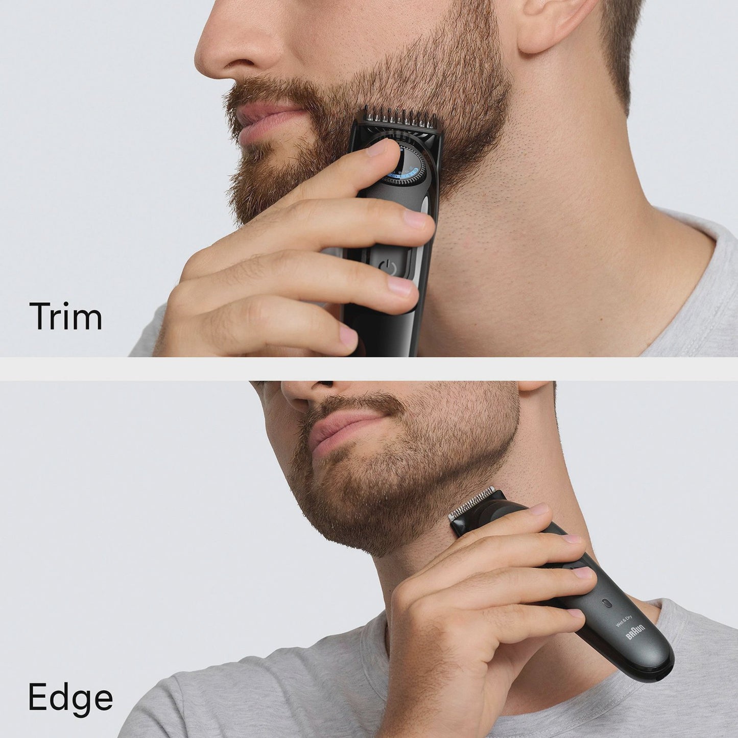 Beard Trimmer with Precision Wheel, 40 Length Settings