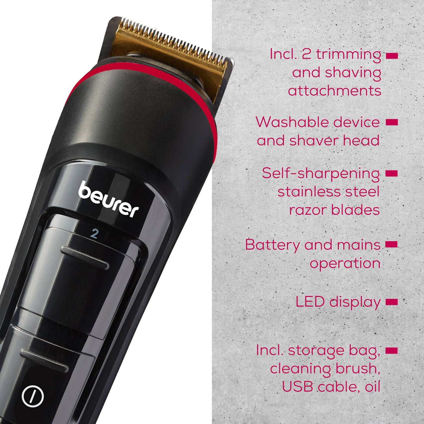 Beard trimmer MN4X
