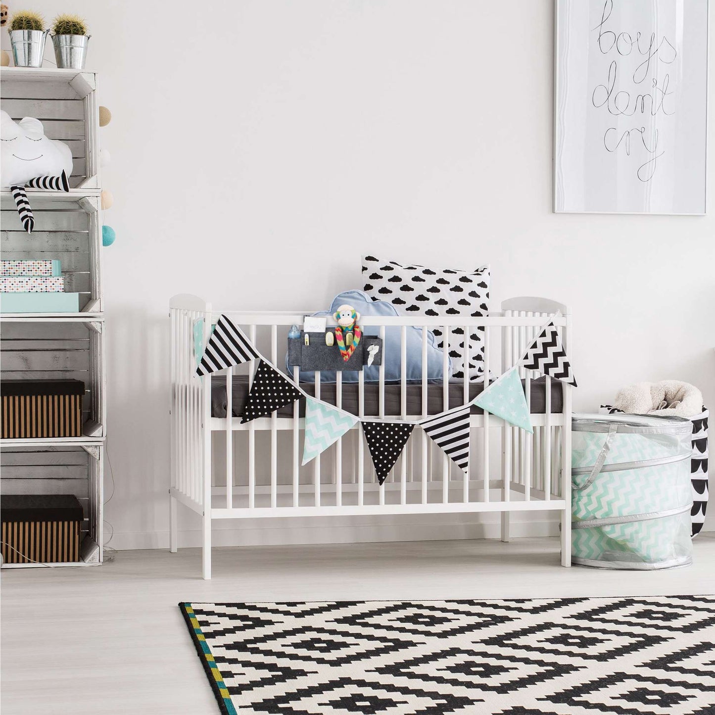 Bed bag for loft bed made of felt