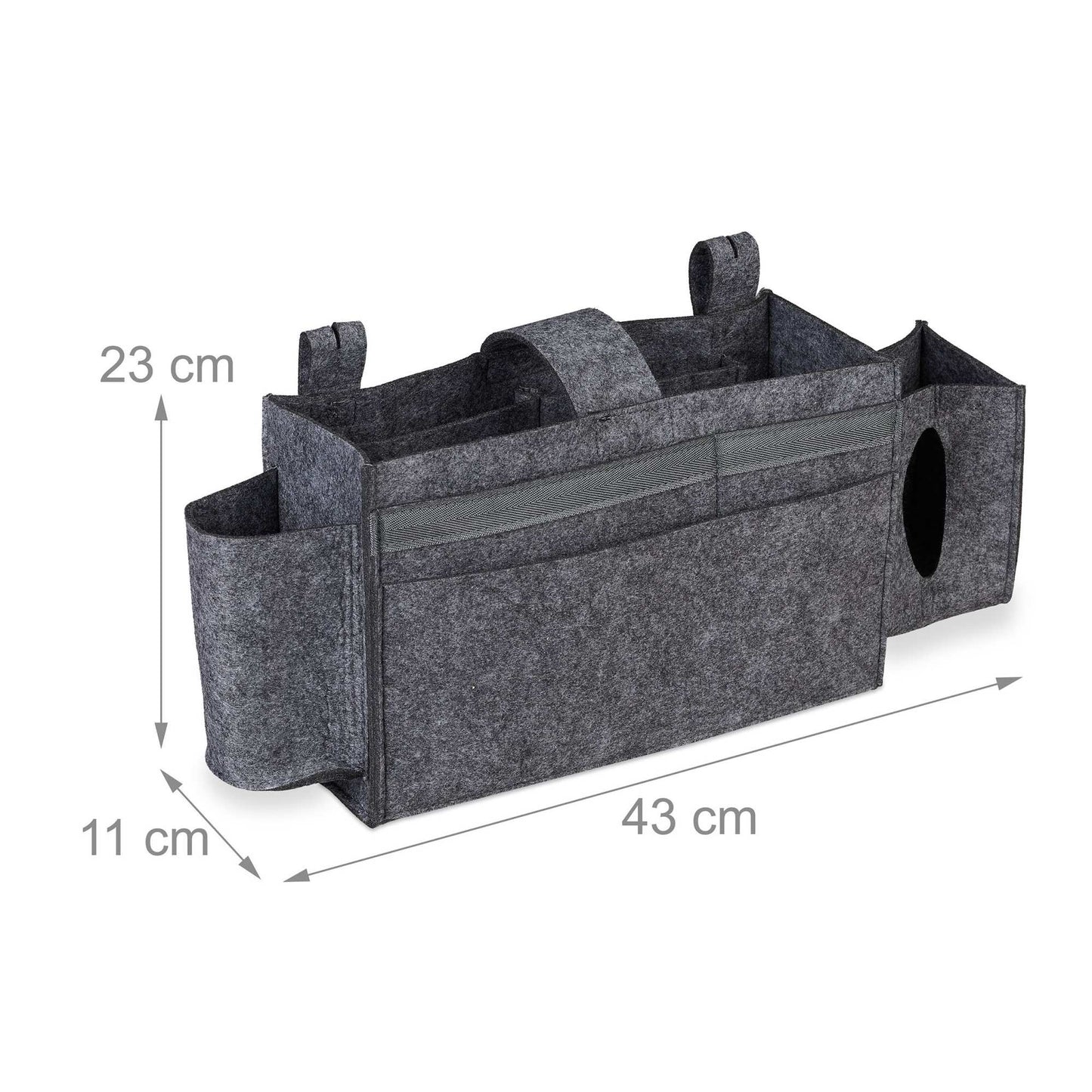 Bed bag for loft bed made of felt