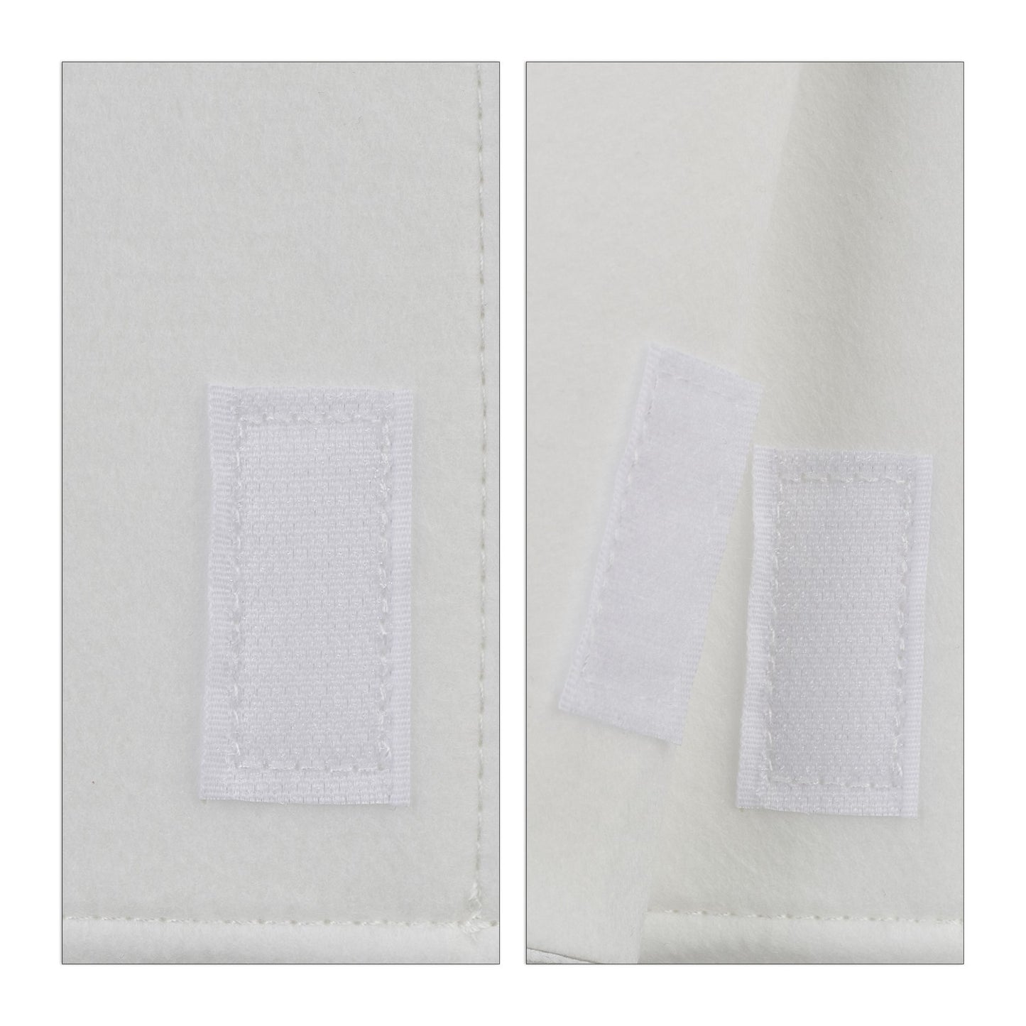 Bed bag with velcro closure