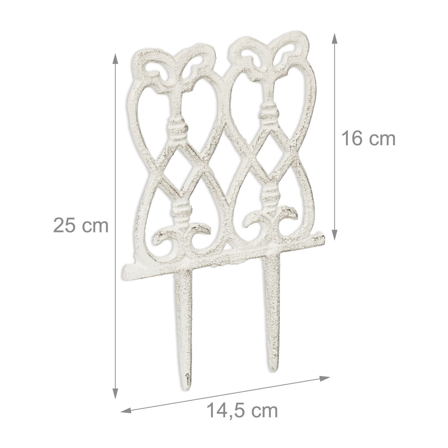 Bedside cast iron set of 2
