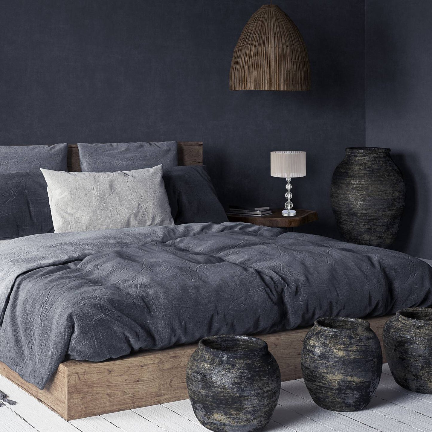 Bedside lamp Crystal