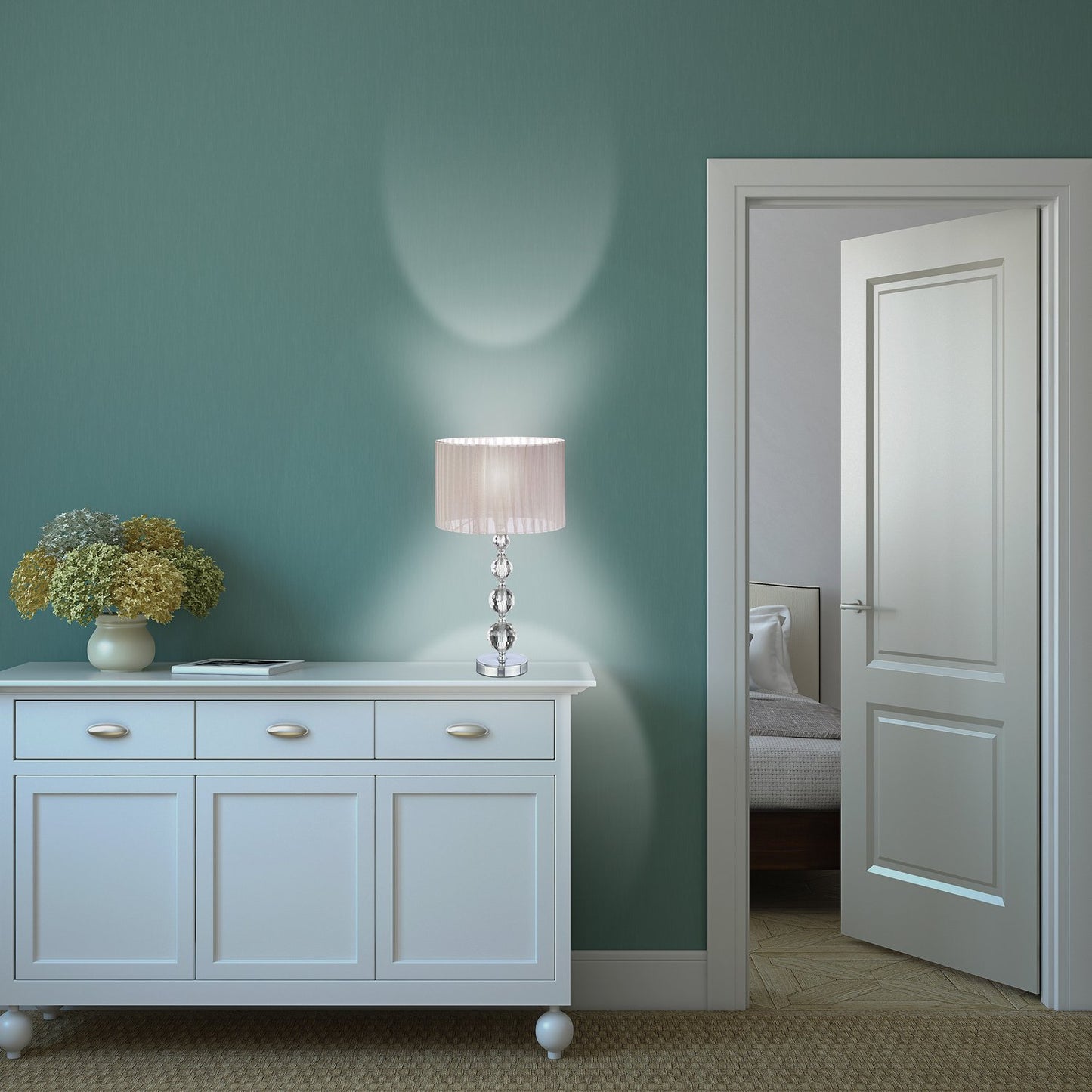 Bedside lamp Crystal