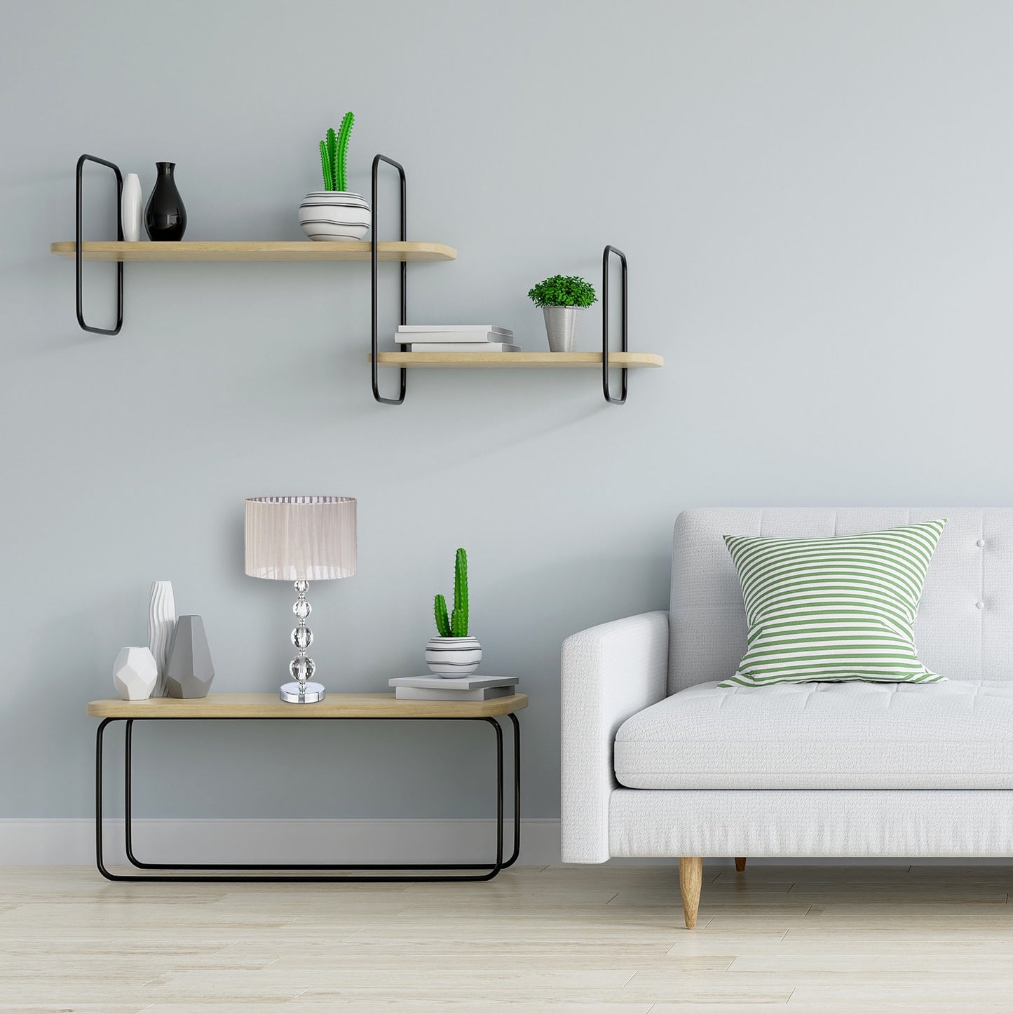 Bedside lamp Crystal