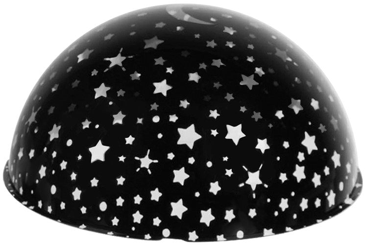 Bedside lamp with a projector - black LP16857