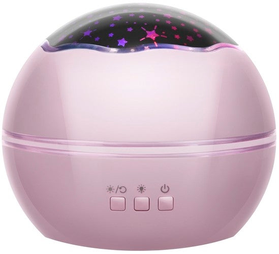 Bedside lamp with a projector - pink LP16859