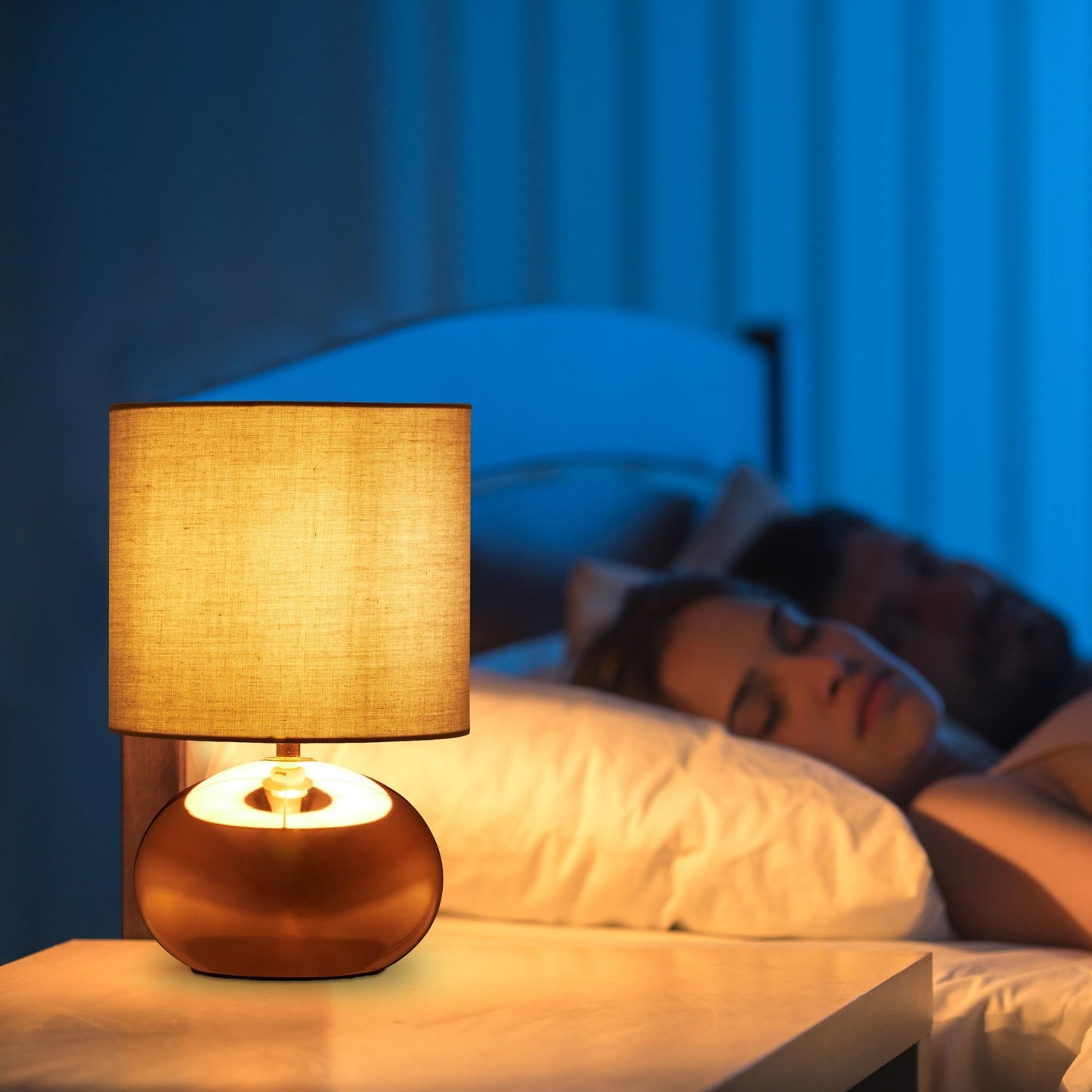 Bedside lamp with touch function