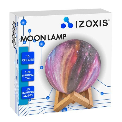 Bedside moon lamp 15cm, 16 colors