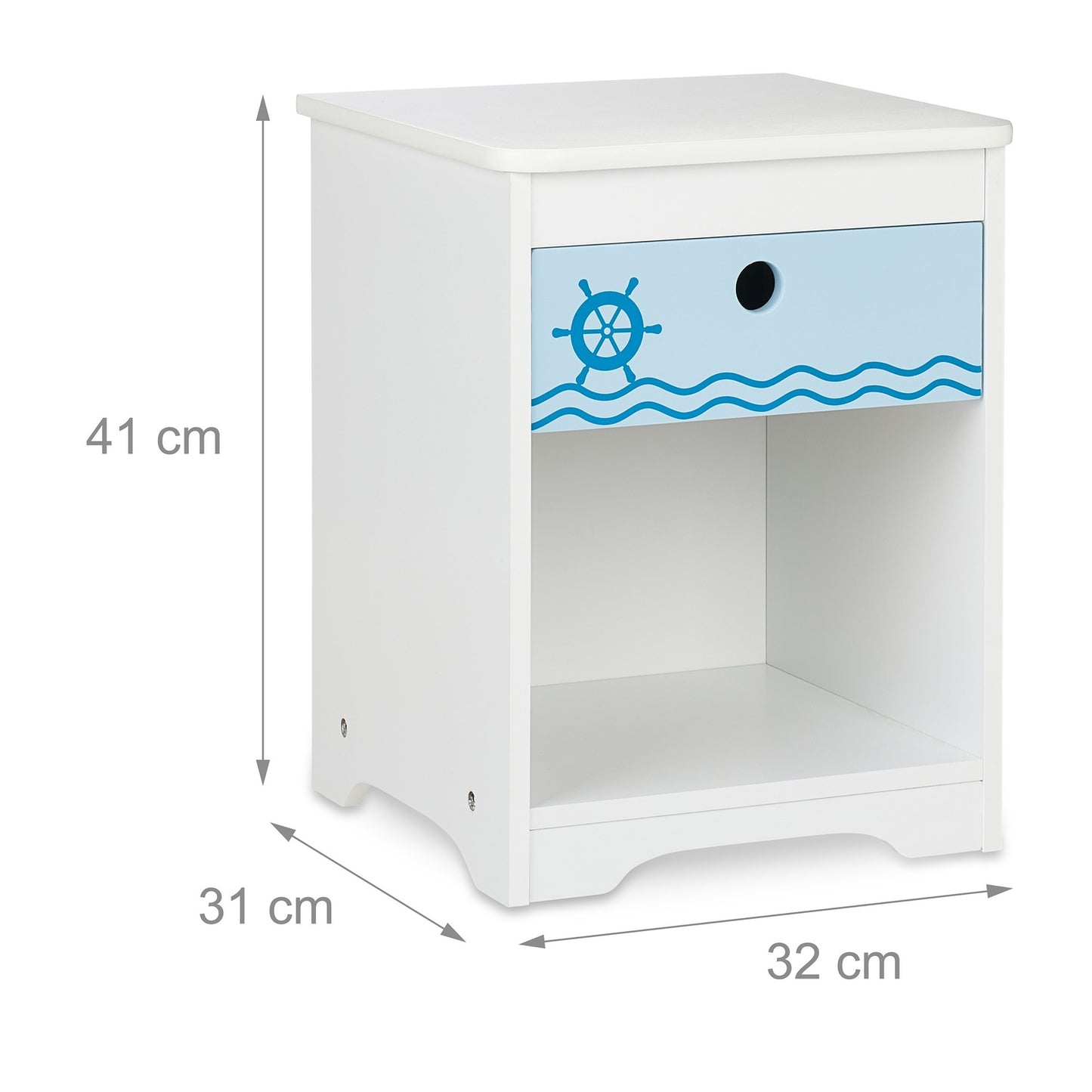 Bedside table for children with drawer