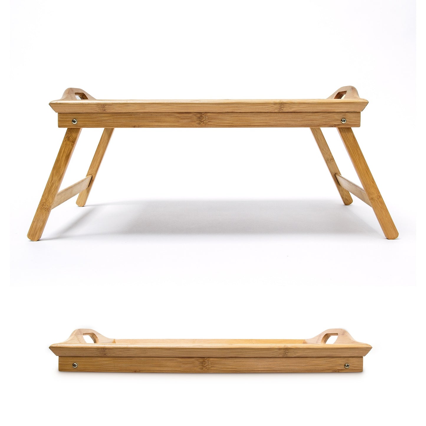 Bed tray in lacquered bamboo