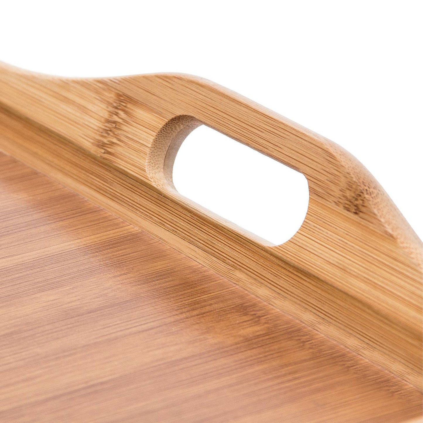 Bed tray in lacquered bamboo