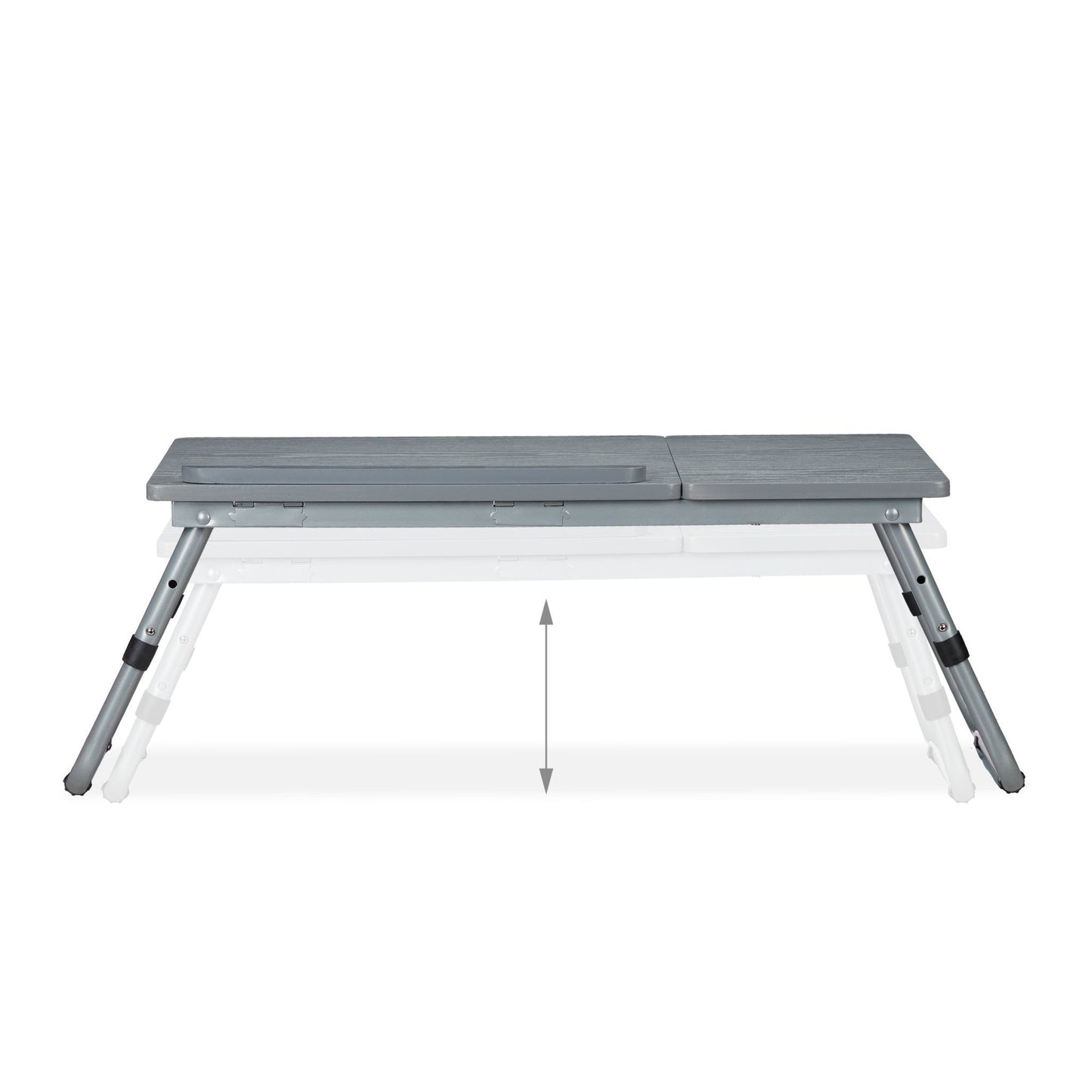 Bed tray wood gray