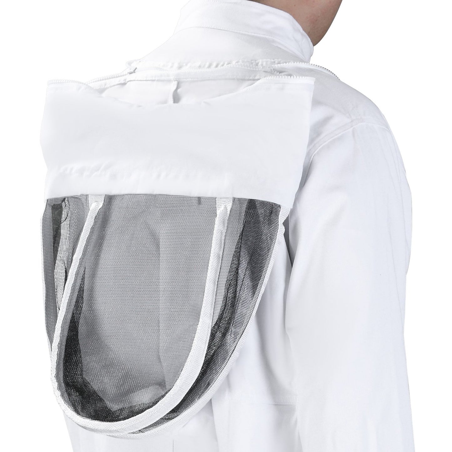 Cotton beekeeping suit with veil and gloves, unisex, XXXL