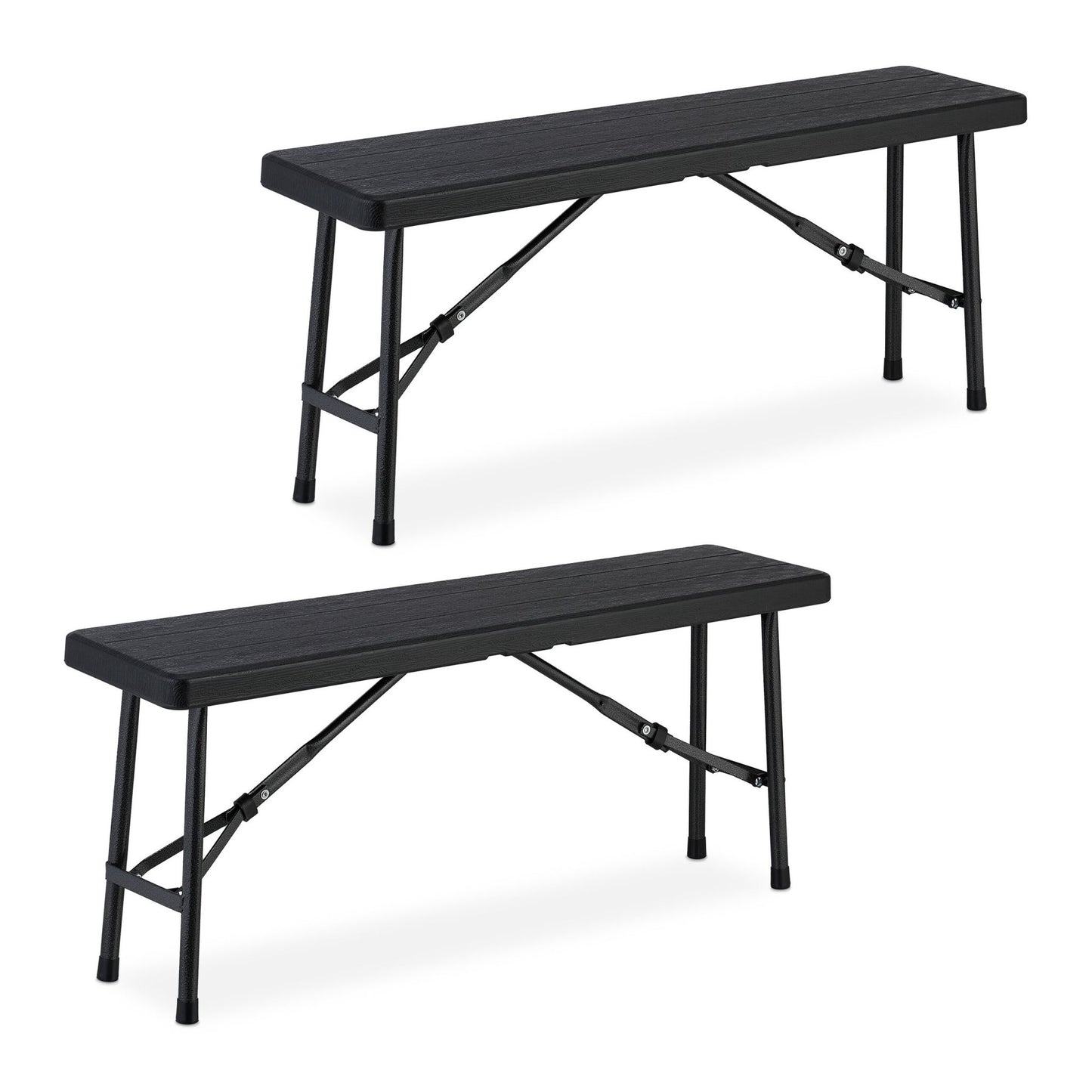 Beer bench set of 2 wooden look
