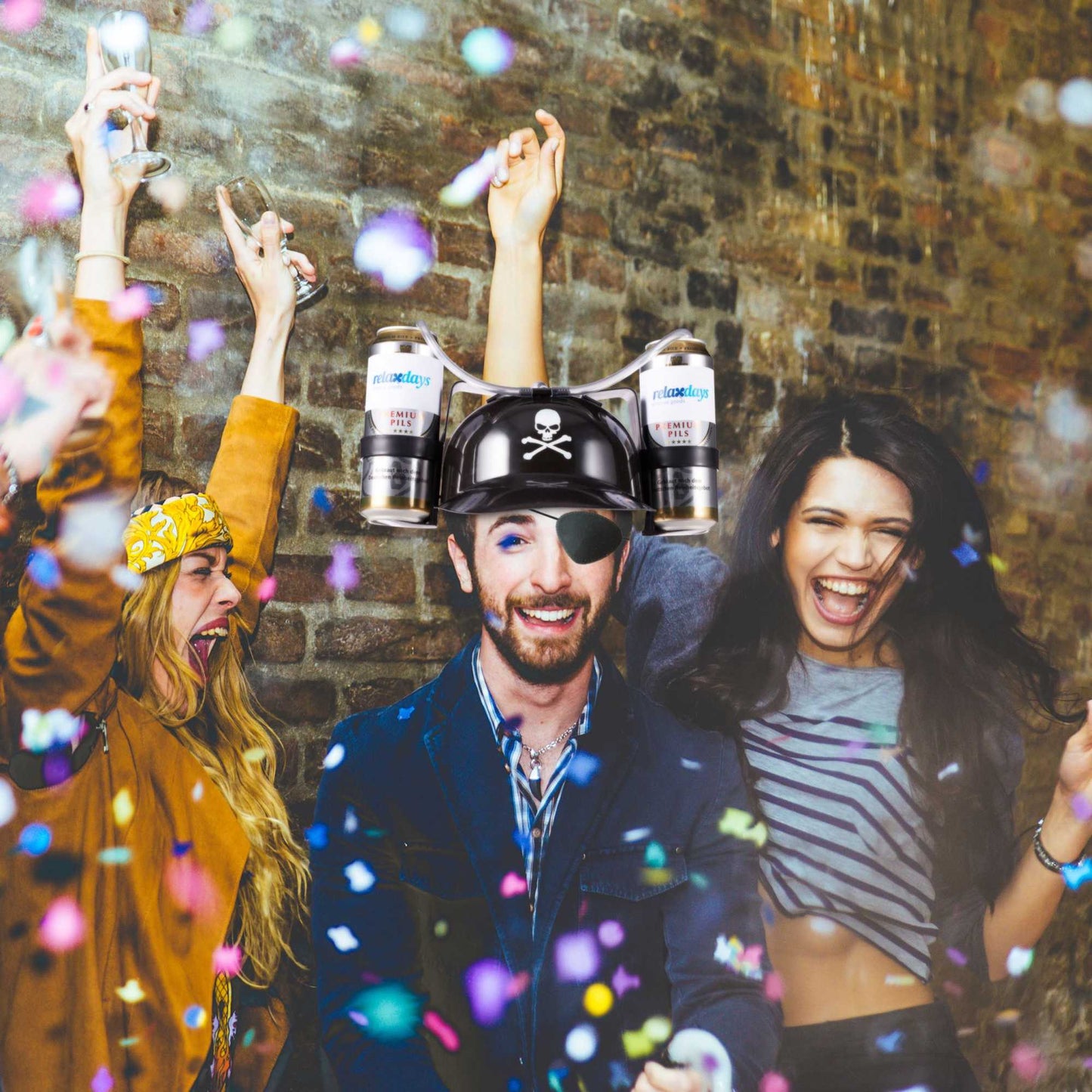 Beer helmet pirate