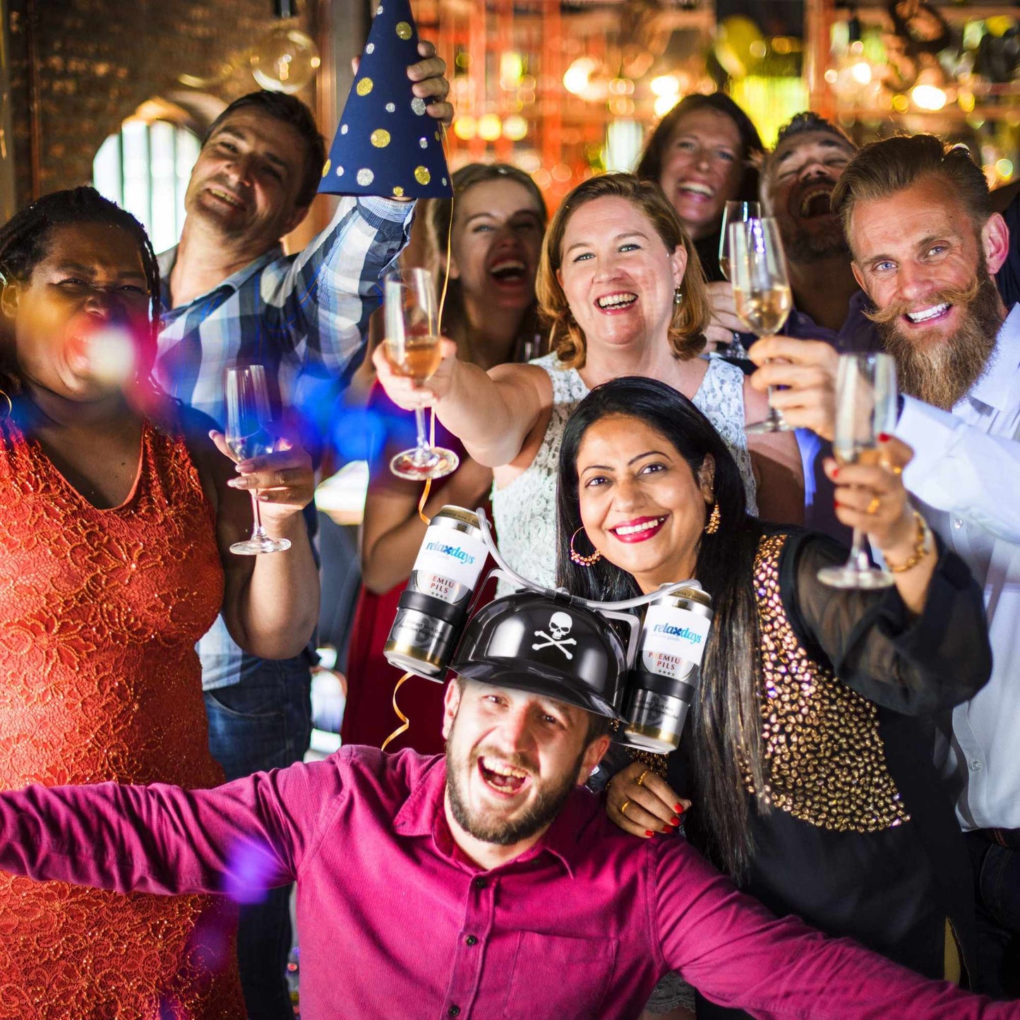 Beer helmet pirate