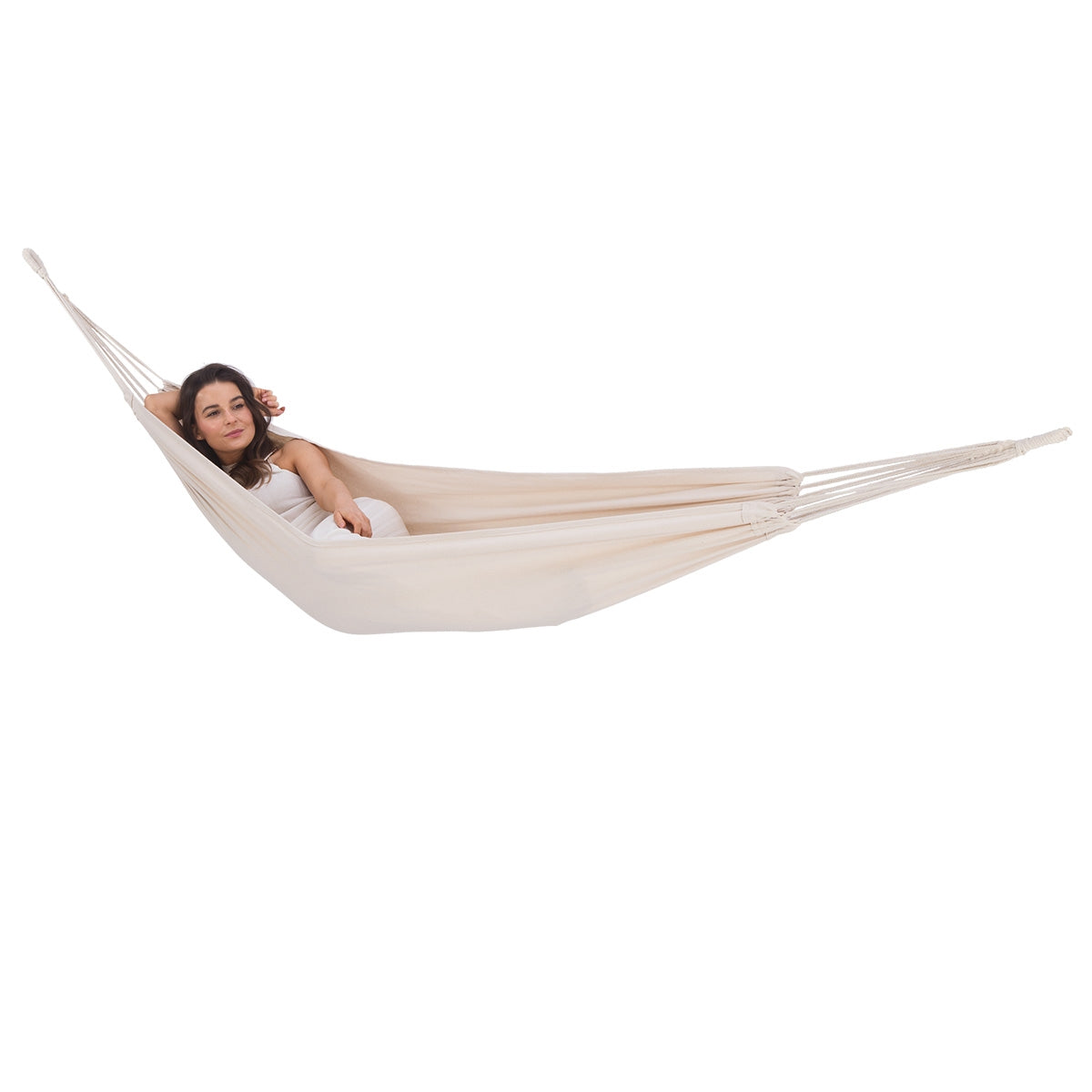 Beige Hammock 200x100 cm, Outdoor Camping