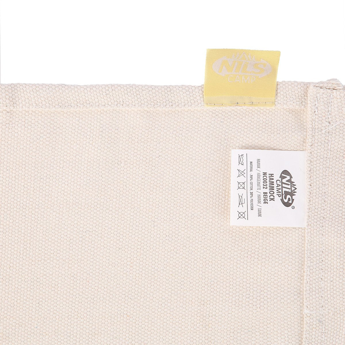 Beige Hammock 200x100 cm, Outdoor Camping
