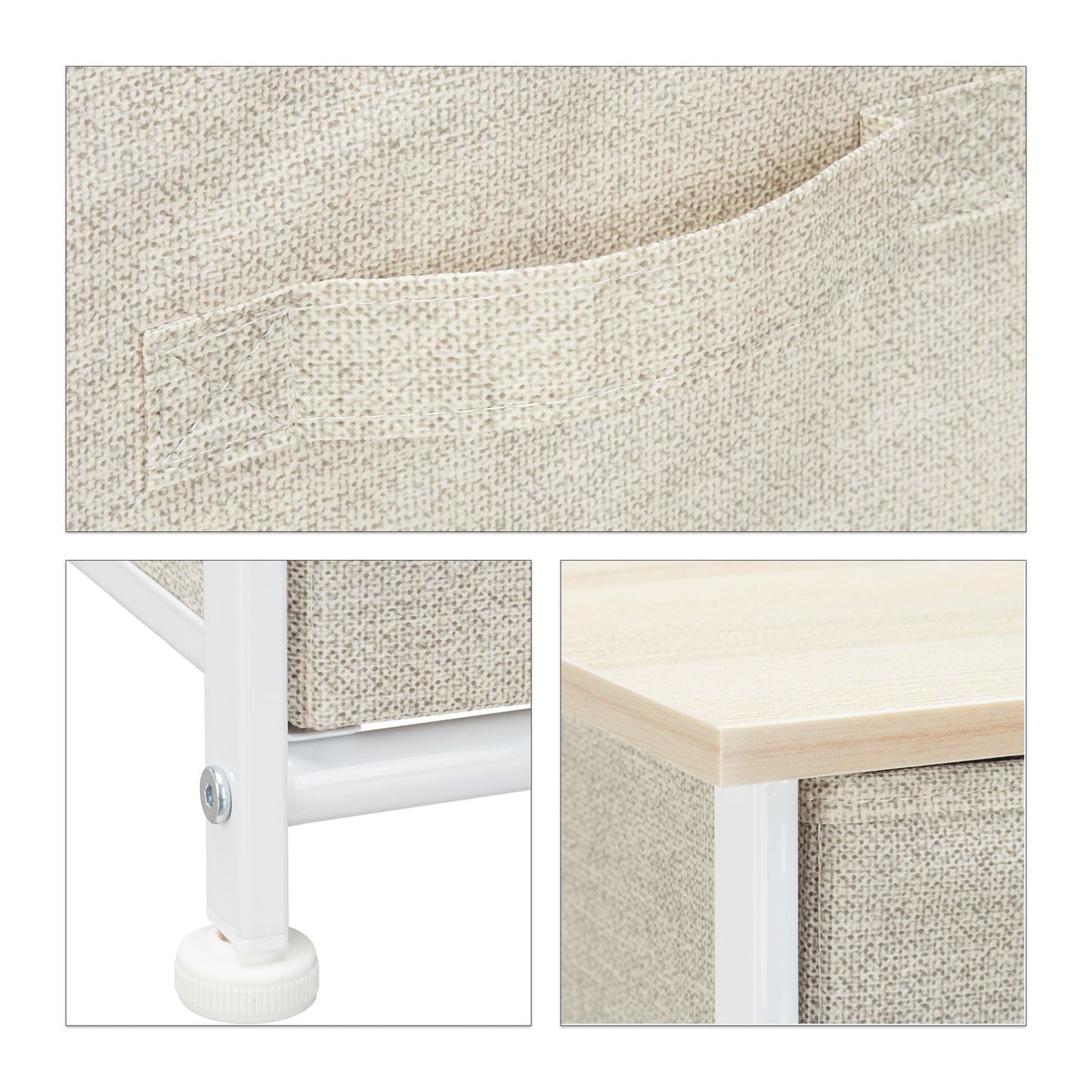 Beige Shelving System
