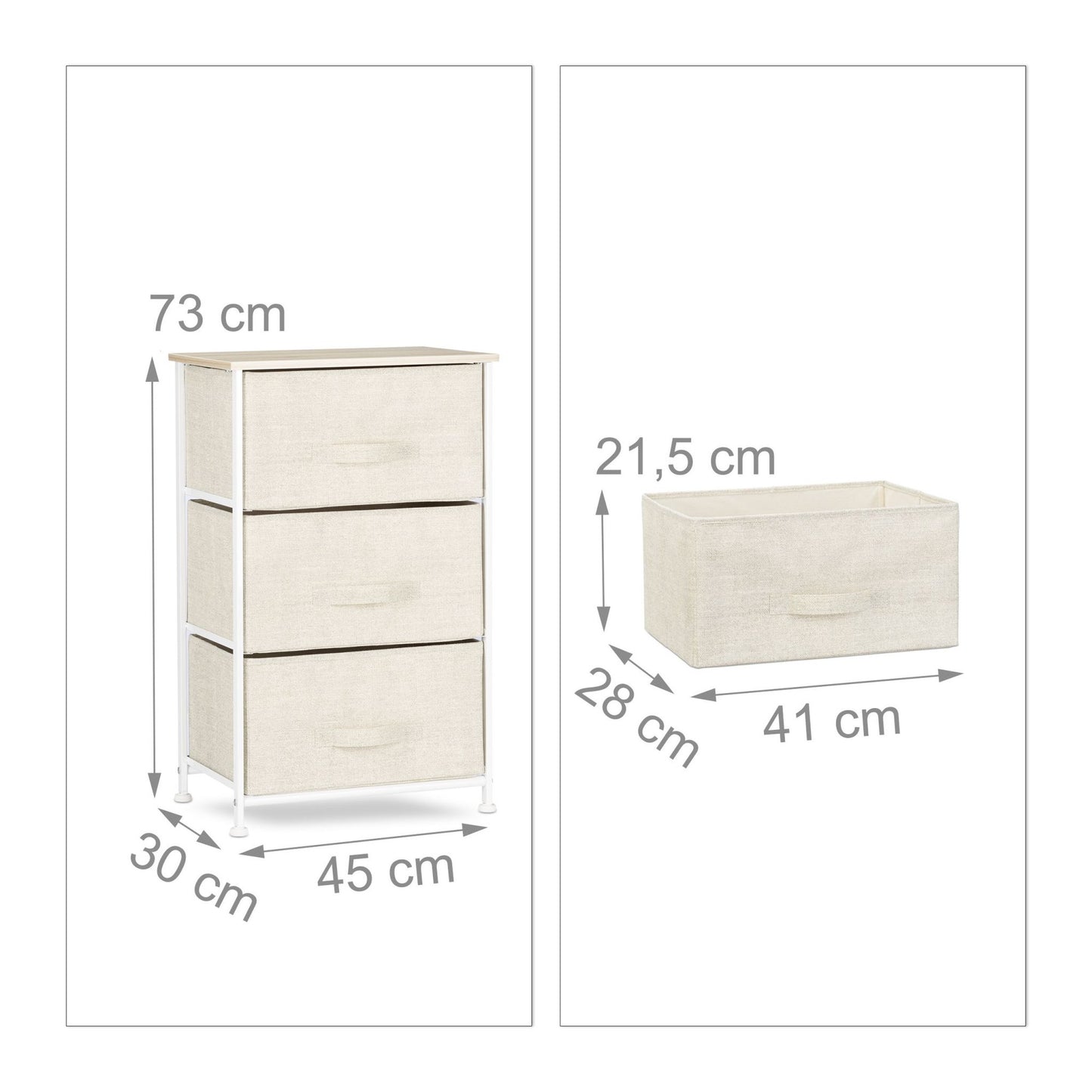 Beige Shelving System