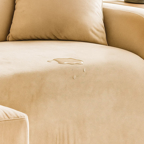 Beige Sofa Cover, 145-185cm, Stretch Fabric
