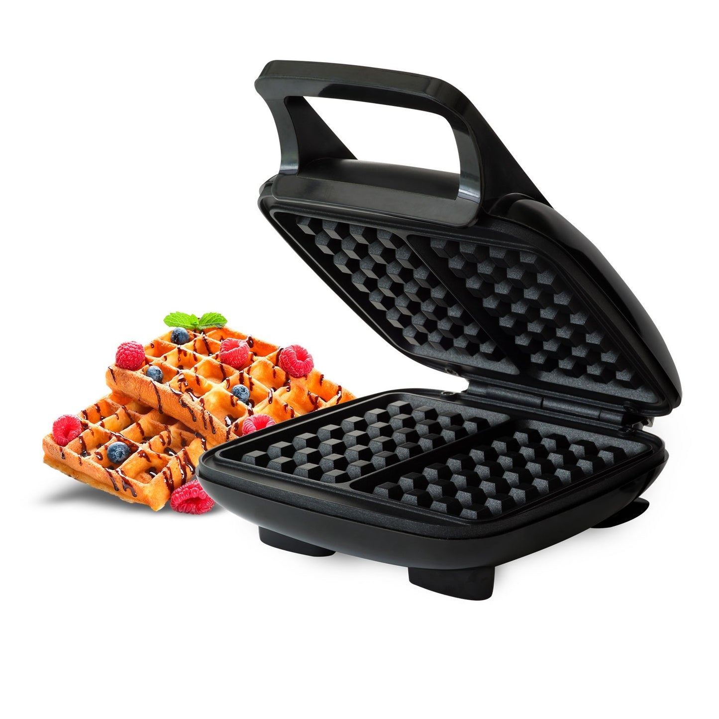 Belgian Waffle Iron Double 1000W VJ300 Black