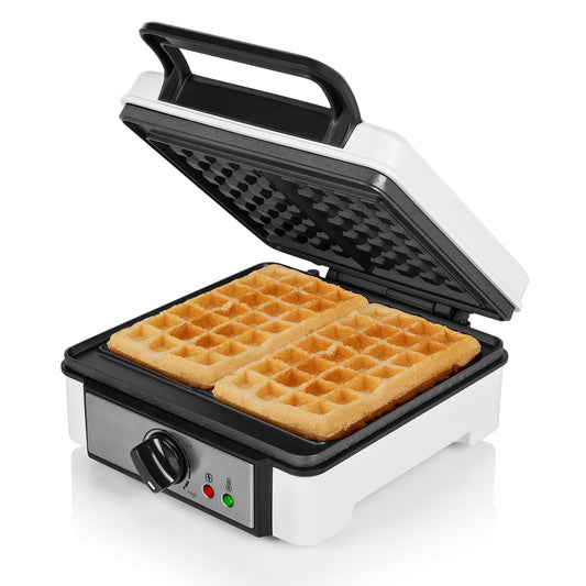 Belgian Waffle Iron with Adjustable Thermostat