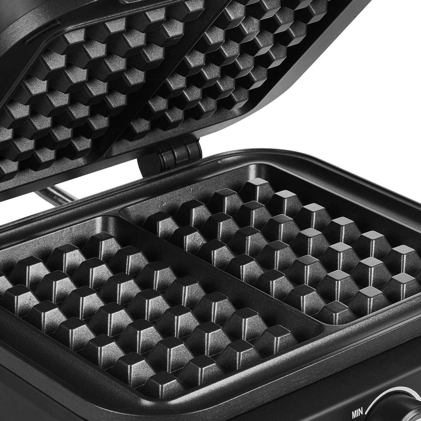 Belgian Waffle Iron with Adjustable Thermostat
