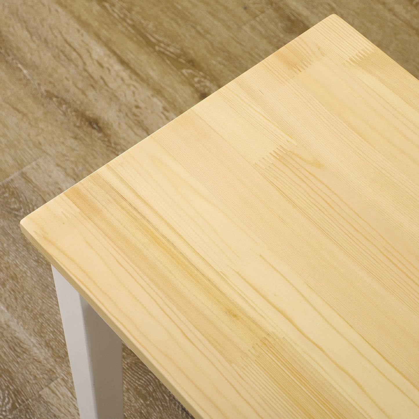 White Pine Wood 2-seater dining bench, 220 kg capacity, 102x36x45 cm
