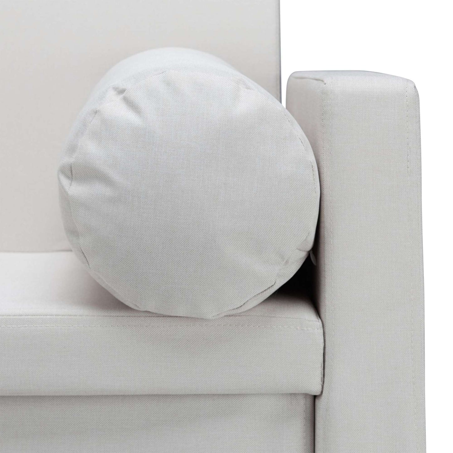 Bench backrest with cushion