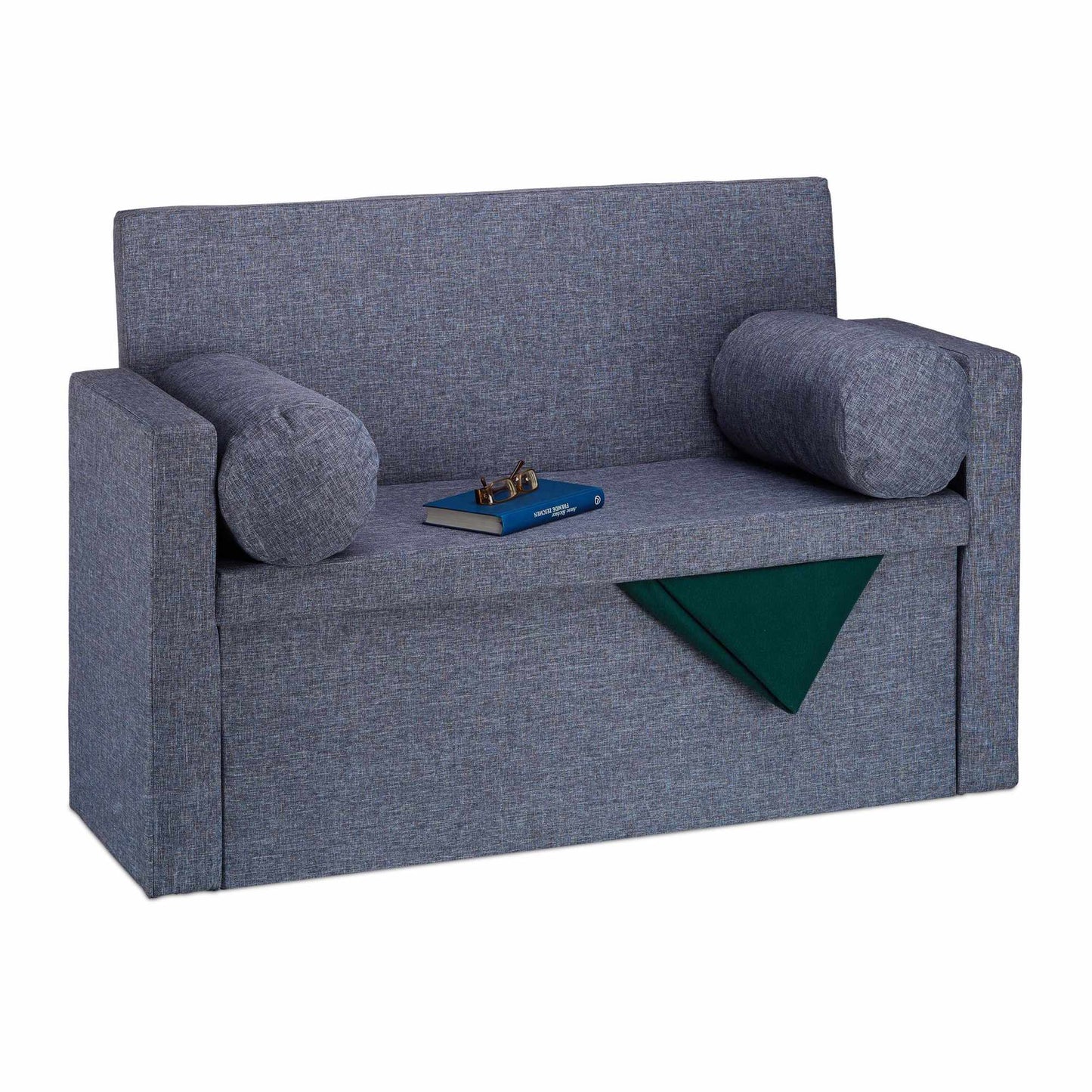 Bench backrest with cushion