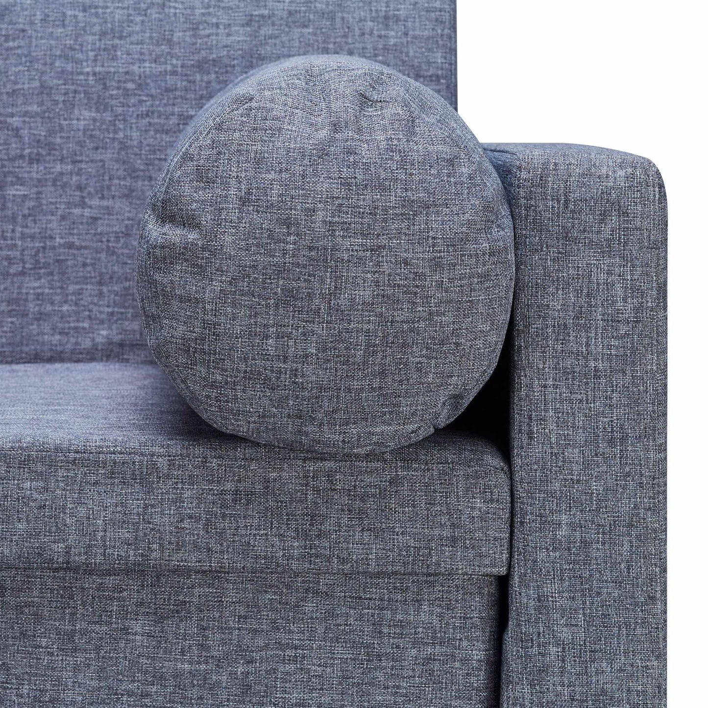 Bench backrest with cushion