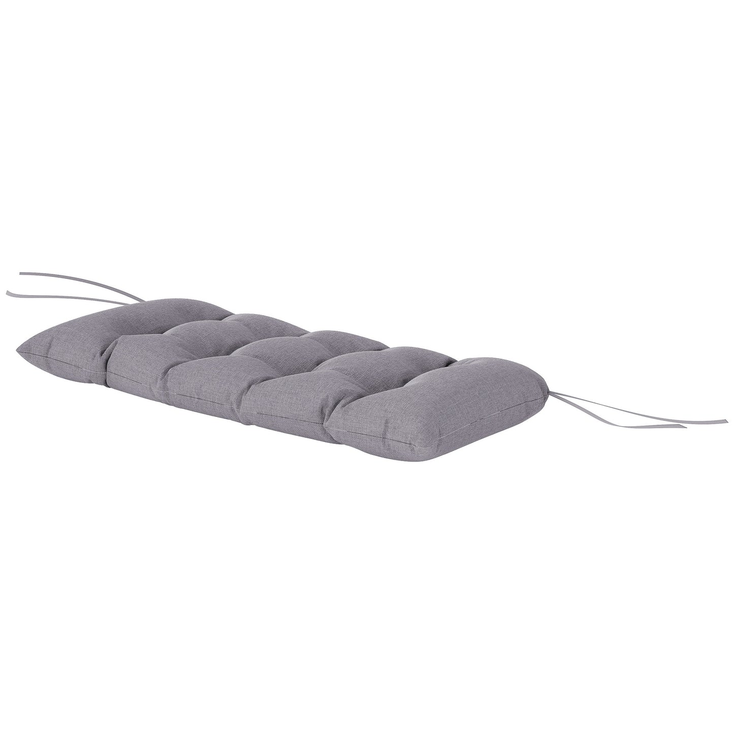 Outdoor bench cushion 105 x 46 cm, Water resistant, Grey