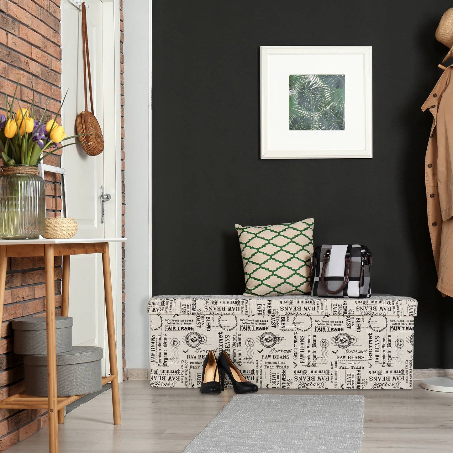 Bench in coffee design