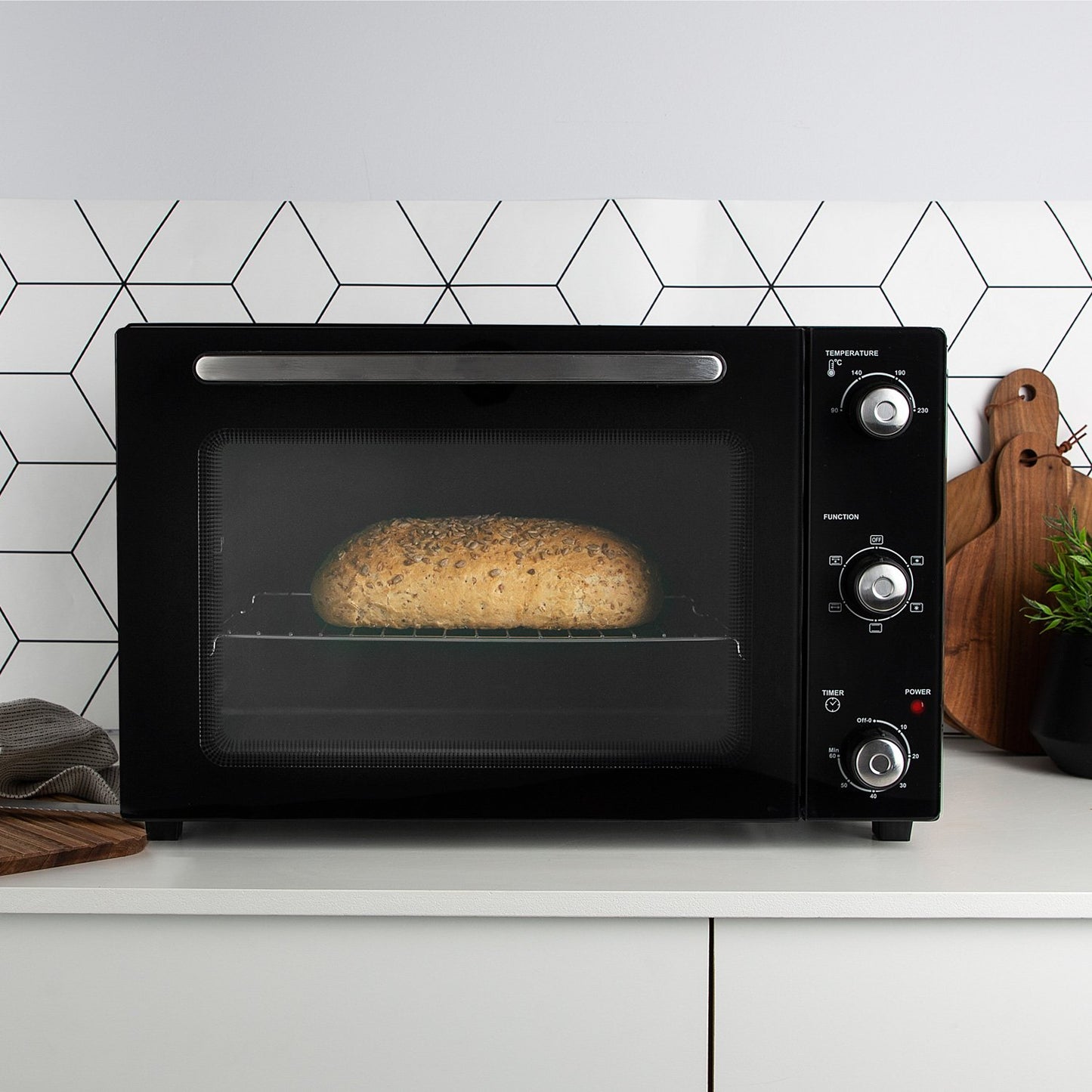 Bench oven Convection Oven DeLuxe 112761 55l