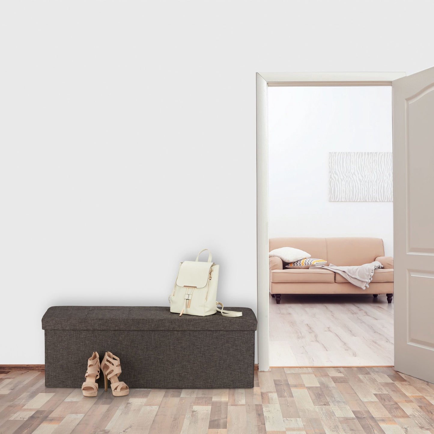 Bench with 3 compartments