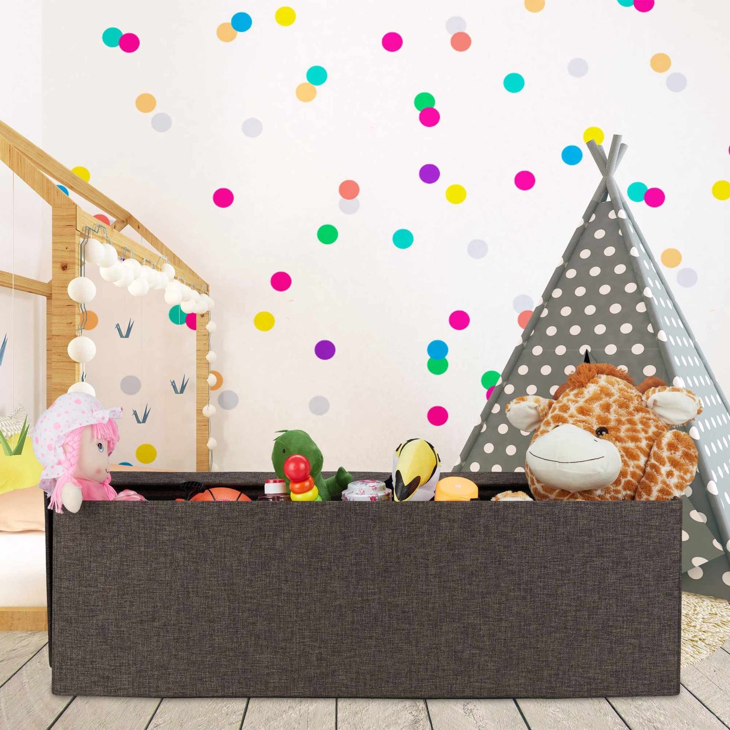 Bench with 3 compartments