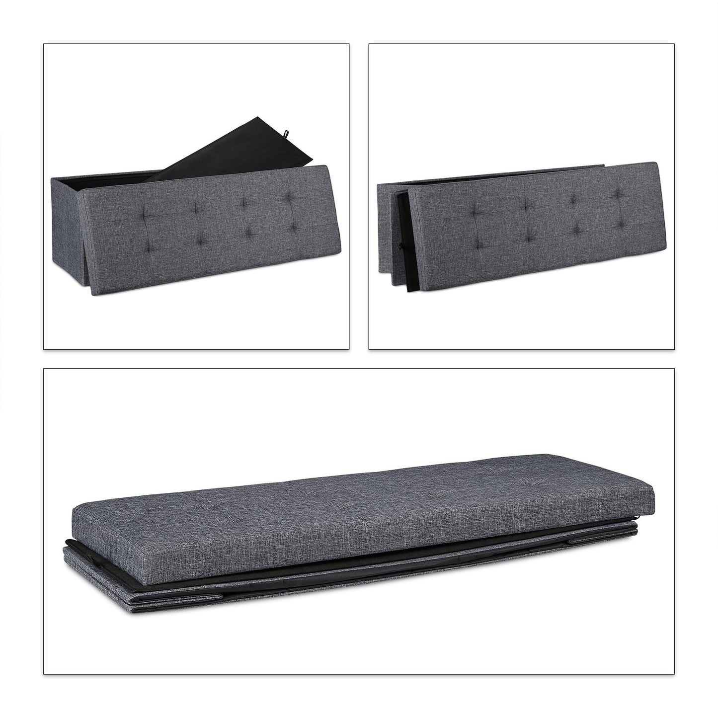 Bench with partition grid