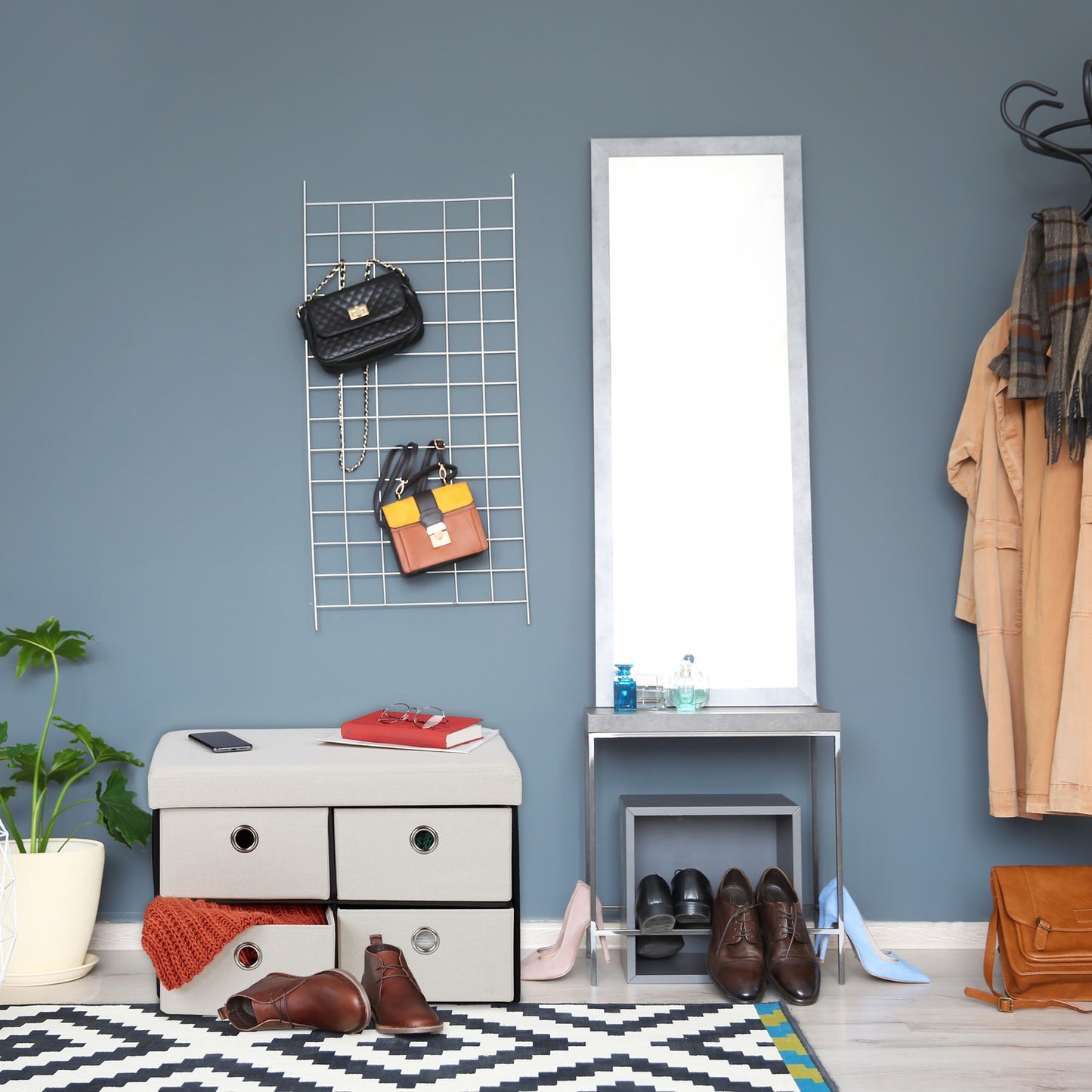 Bench with storage