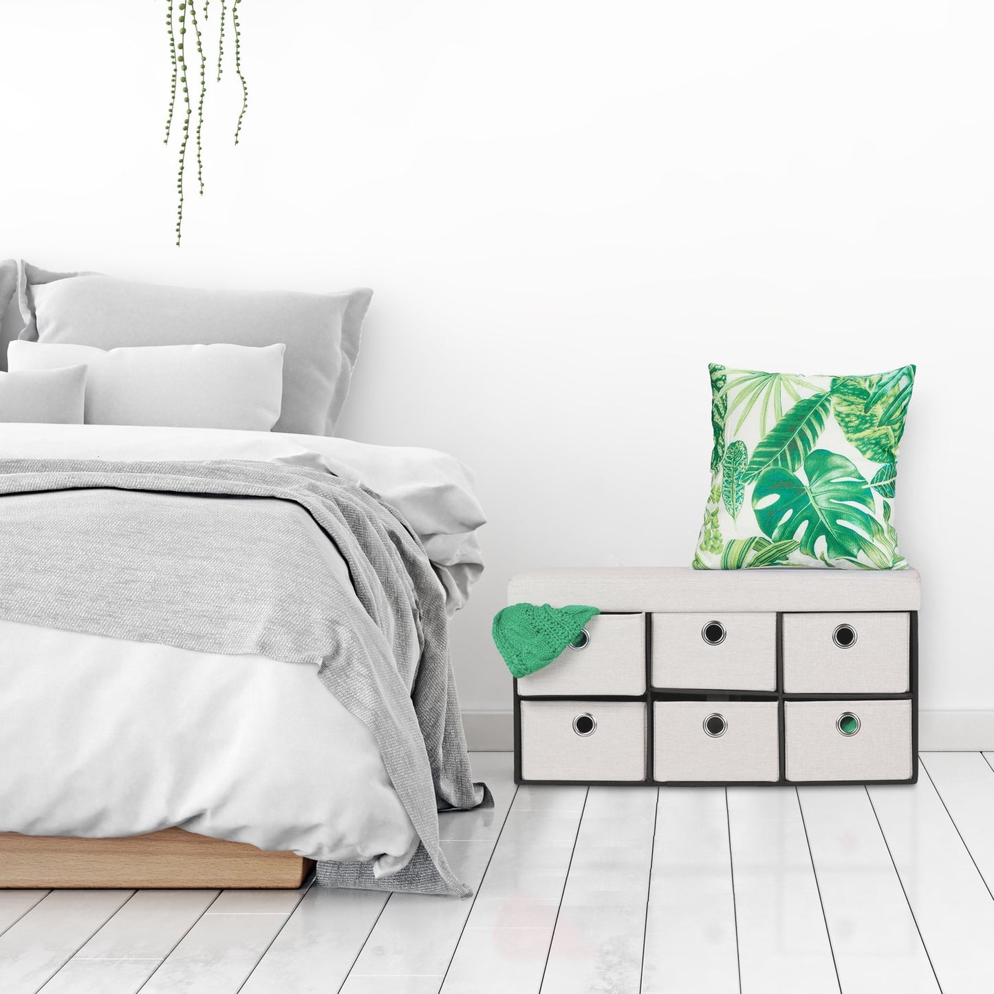Bench with storage space
