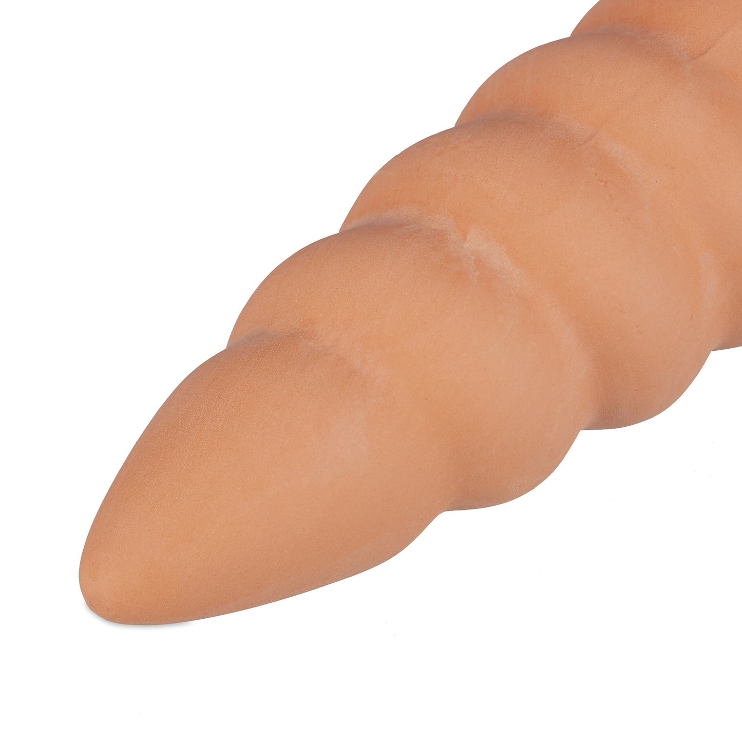 Bent clay cones in a set of 10